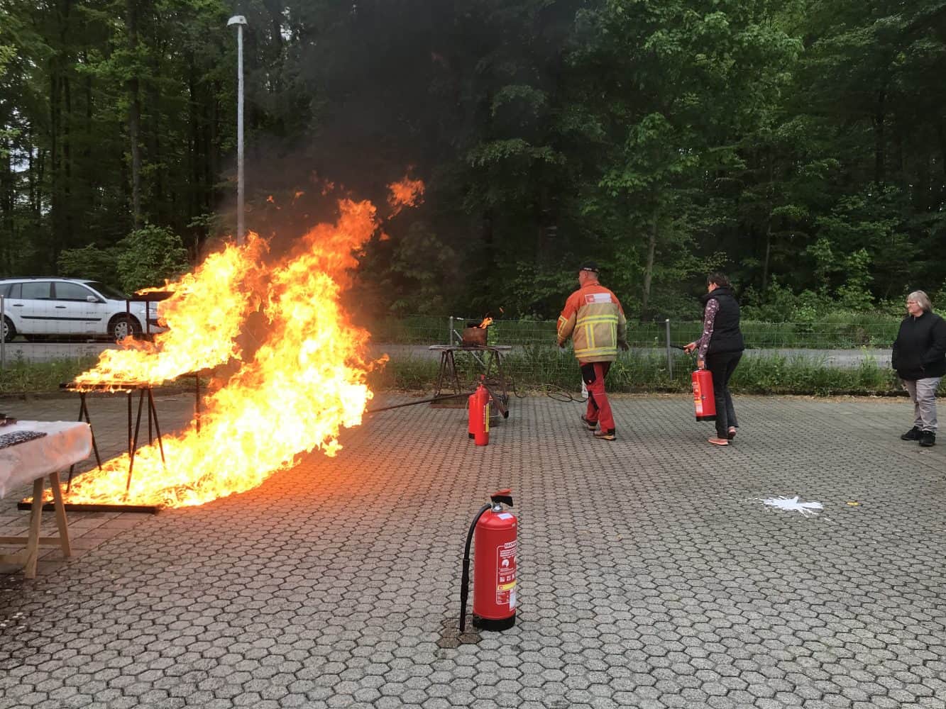 Brandschutzübung im RAZ